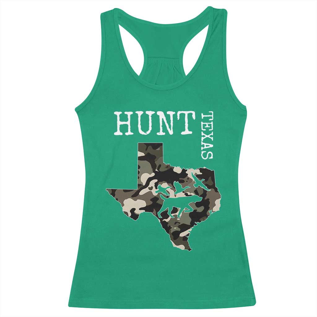 Texas Hunter Gift Racerback Tank Top Labrador Retriever Duck Hunting Dog - Wonder Print Shop