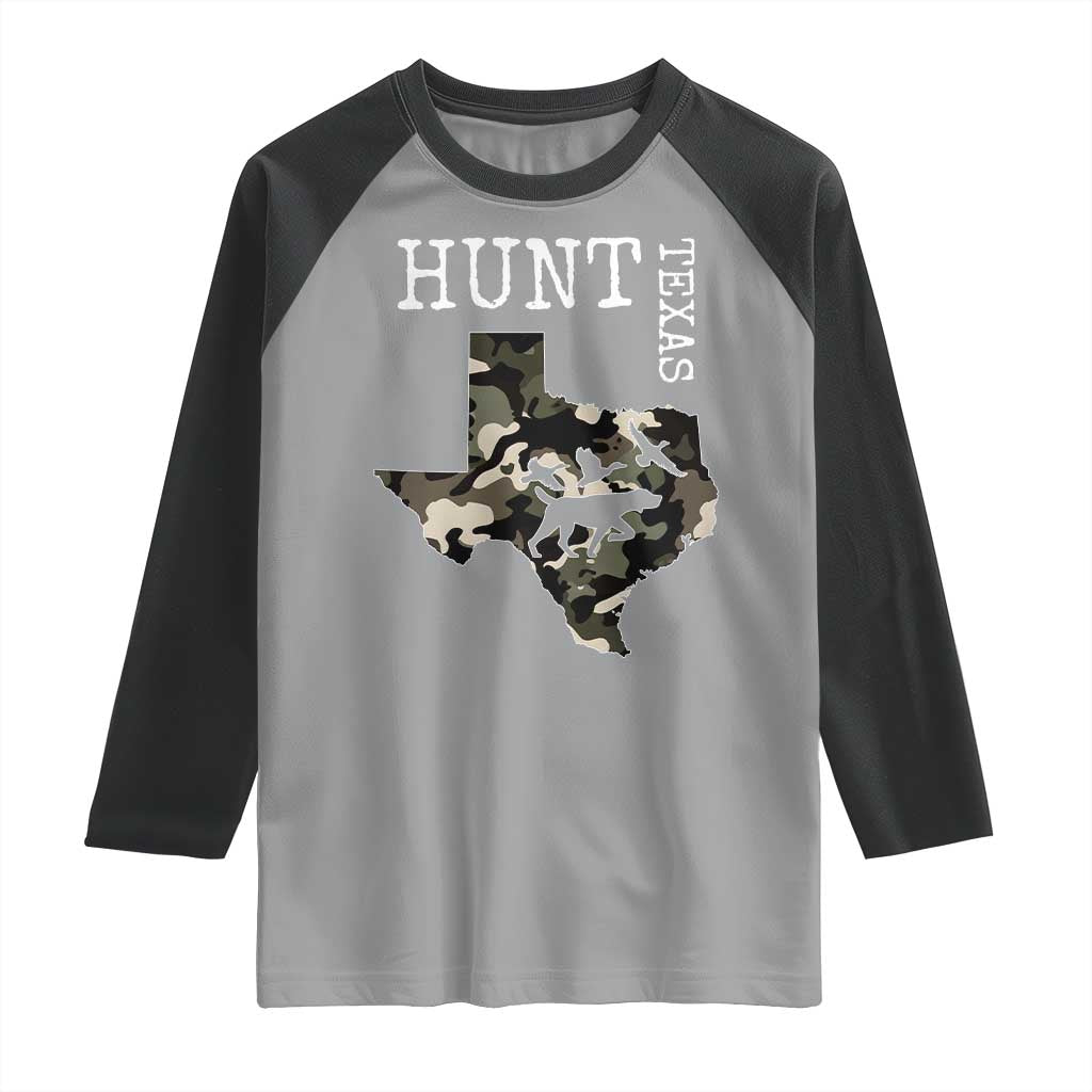 Texas Hunter Gift Raglan Shirt Labrador Retriever Duck Hunting Dog - Wonder Print Shop