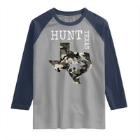 Texas Hunter Gift Raglan Shirt Labrador Retriever Duck Hunting Dog - Wonder Print Shop