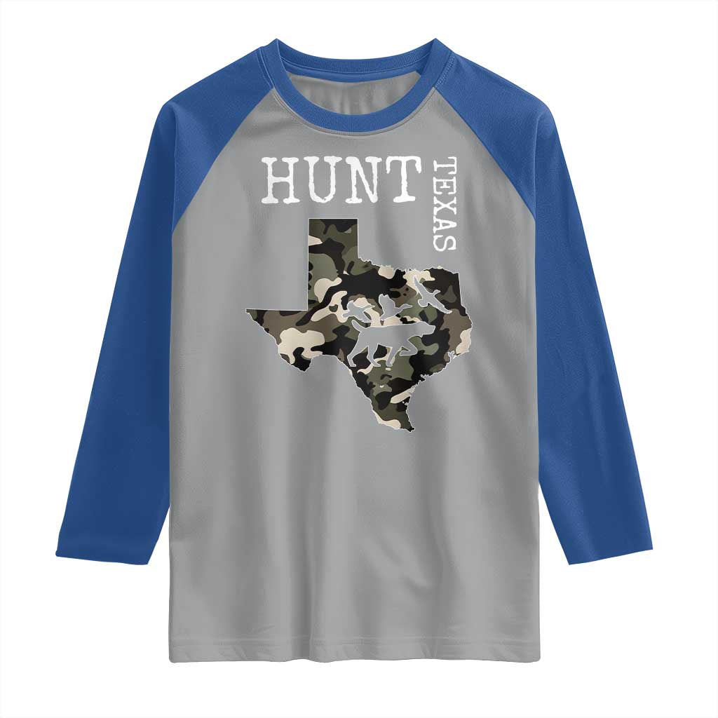 Texas Hunter Gift Raglan Shirt Labrador Retriever Duck Hunting Dog - Wonder Print Shop