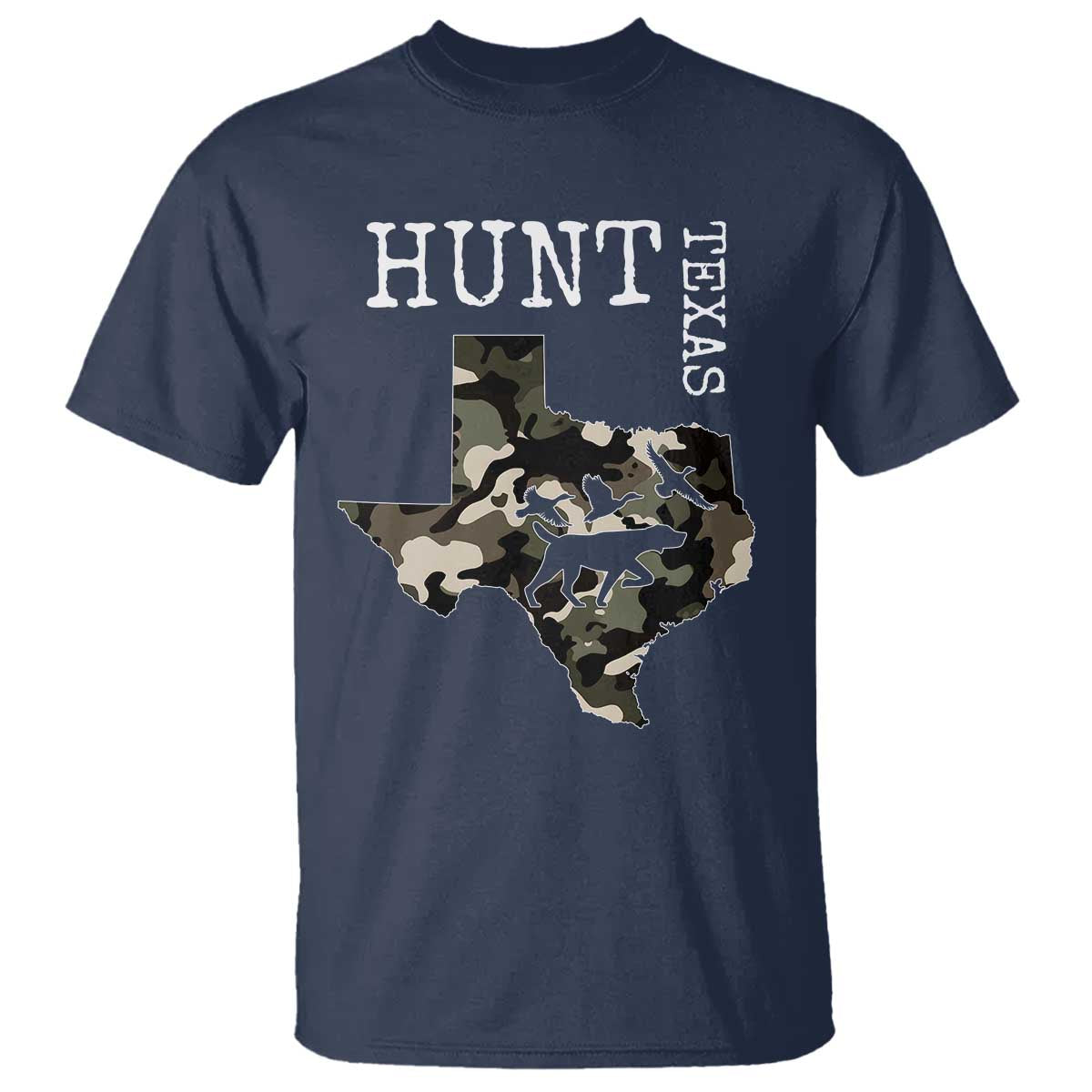 Texas Hunter Gift T Shirt Labrador Retriever Duck Hunting Dog - Wonder Print Shop