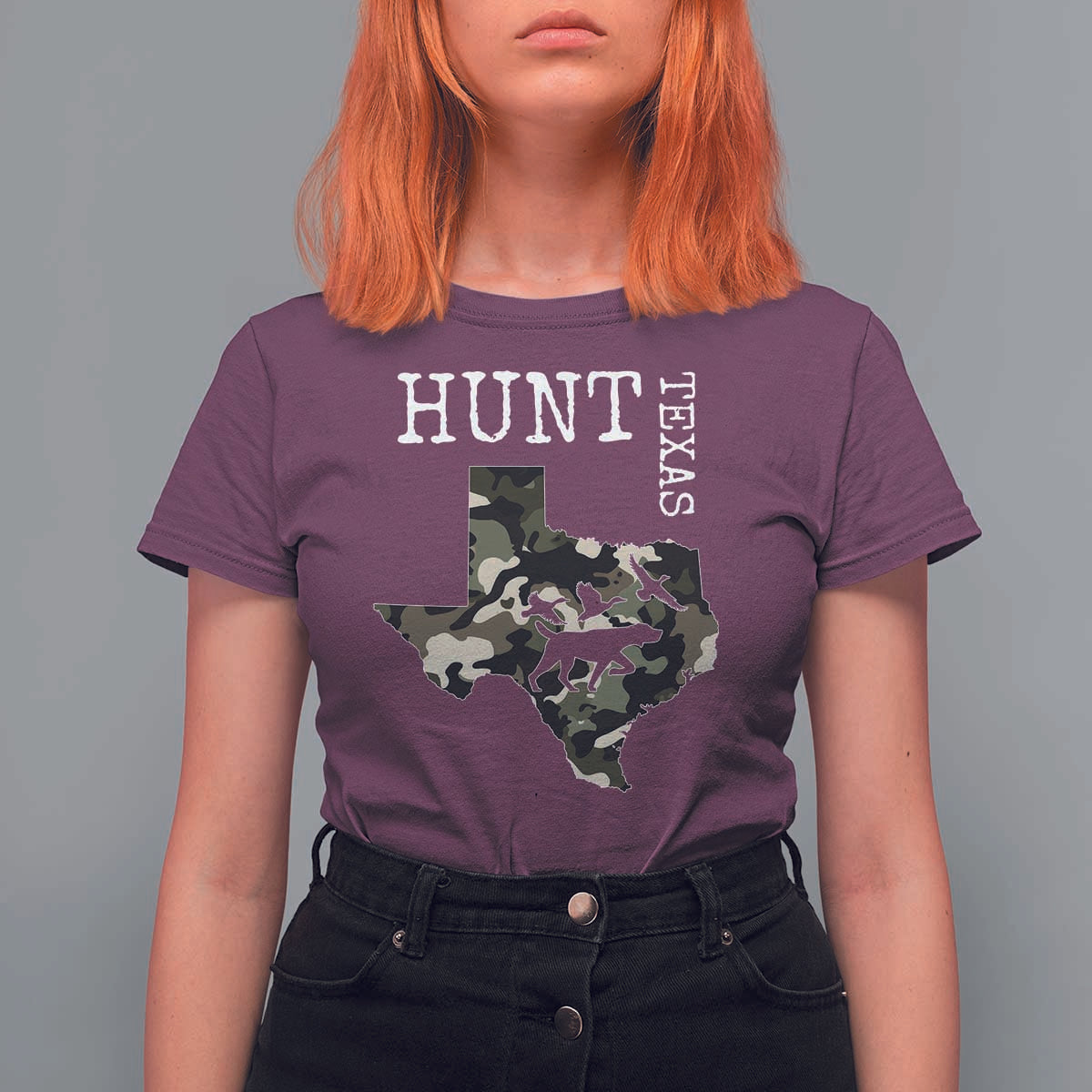 Texas Hunter Gift T Shirt For Women Labrador Retriever Duck Hunting Dog - Wonder Print Shop