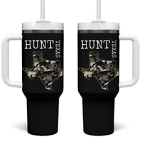 Texas Hunter Gift Tumbler With Handle Labrador Retriever Duck Hunting Dog - Wonder Print Shop