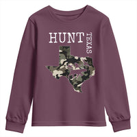 Texas Hunter Gift Youth Sweatshirt Labrador Retriever Duck Hunting Dog - Wonder Print Shop