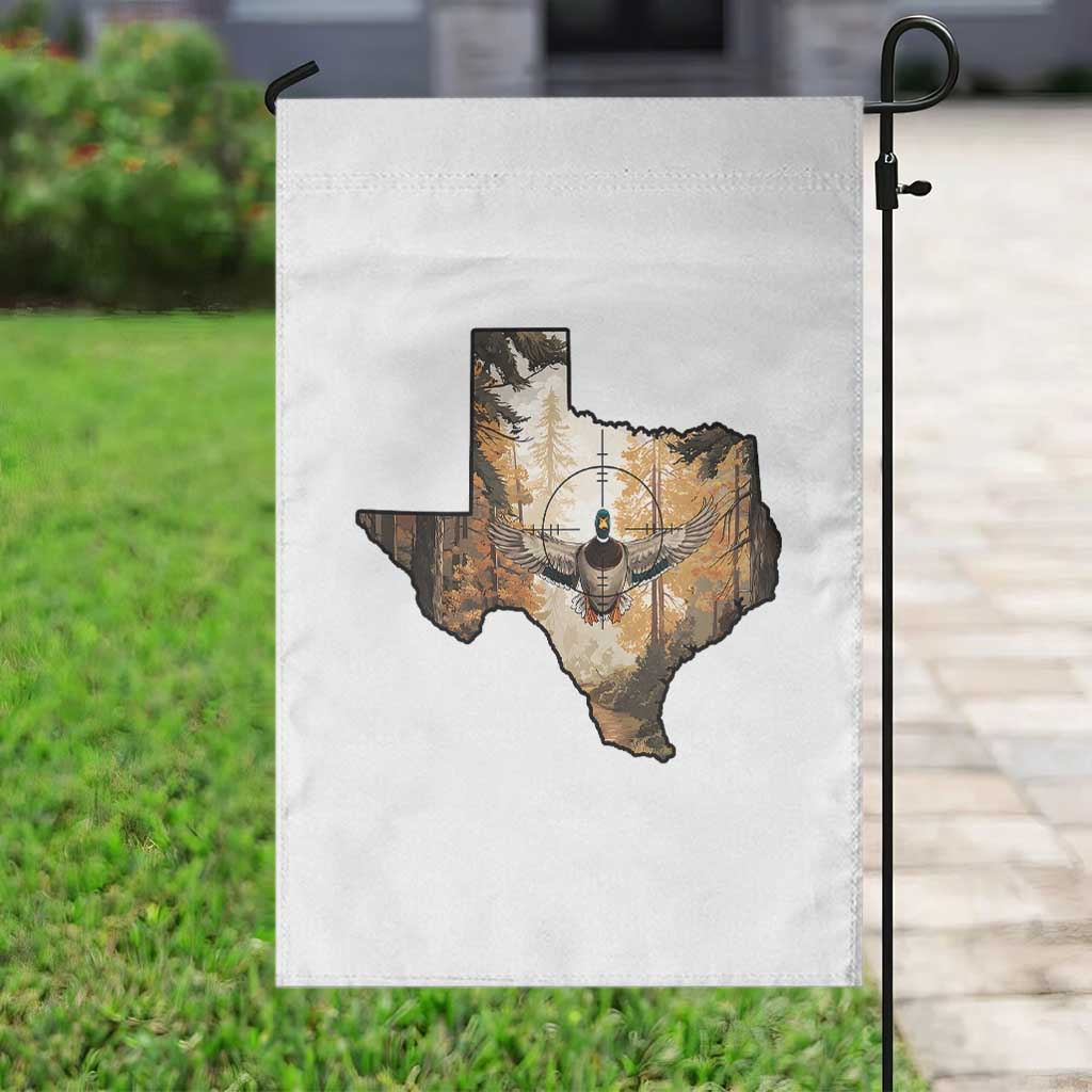 Funny Texas Duck Hunting Season Garden Flag Hunter Gift - Wonder Print Shop