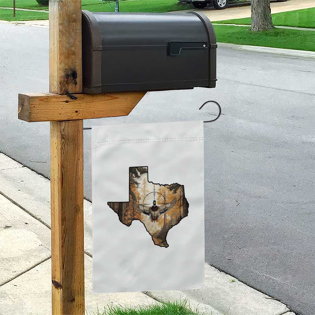 Funny Texas Duck Hunting Season Garden Flag Hunter Gift - Wonder Print Shop