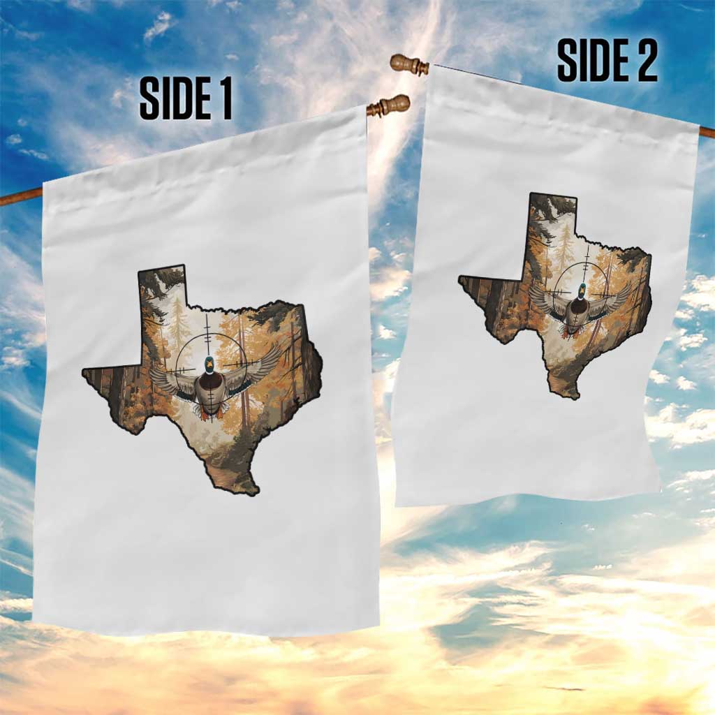 Funny Texas Duck Hunting Season Garden Flag Hunter Gift - Wonder Print Shop