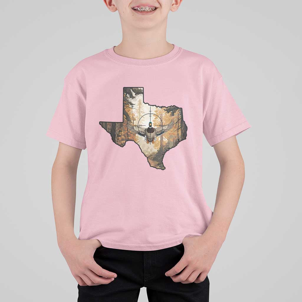 Funny Texas Duck Hunting Season T Shirt For Kid Hunter Gift - Wonder Print Shop
