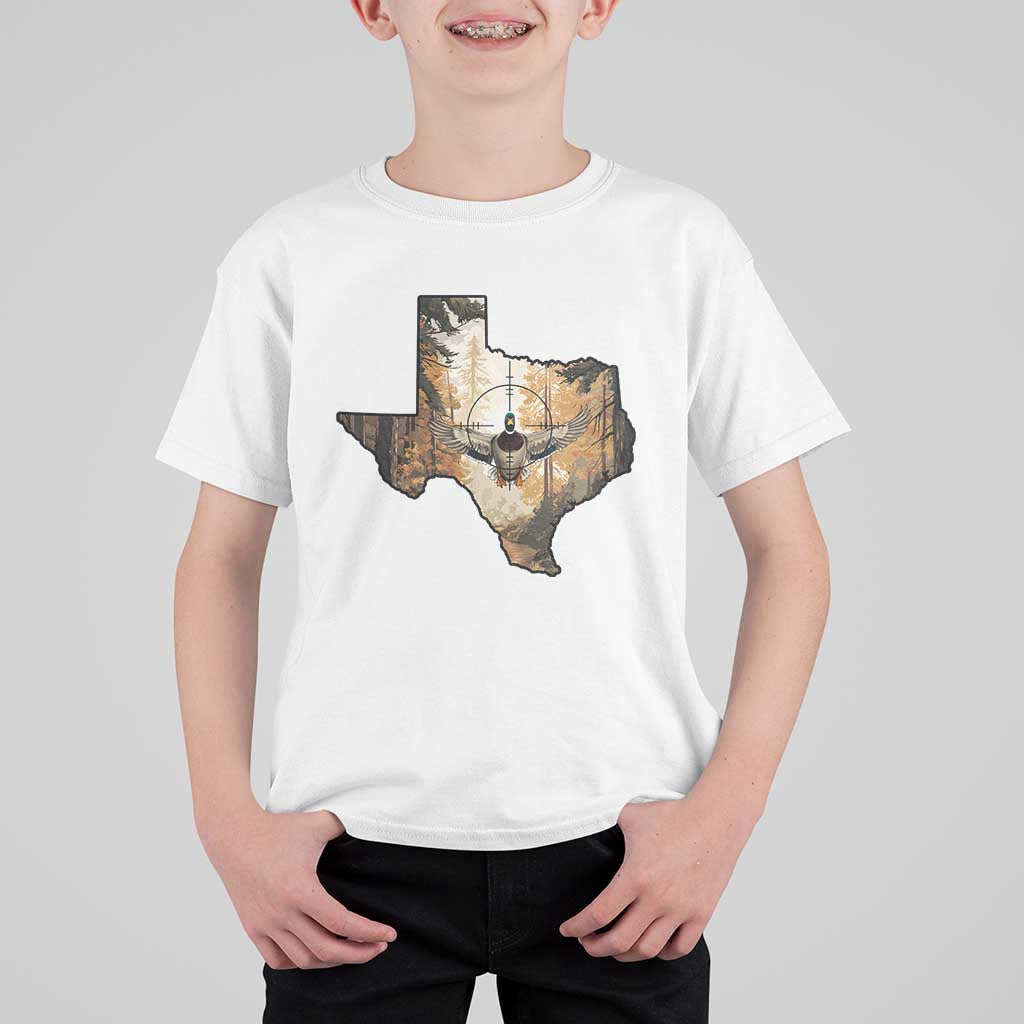 Funny Texas Duck Hunting Season T Shirt For Kid Hunter Gift - Wonder Print Shop