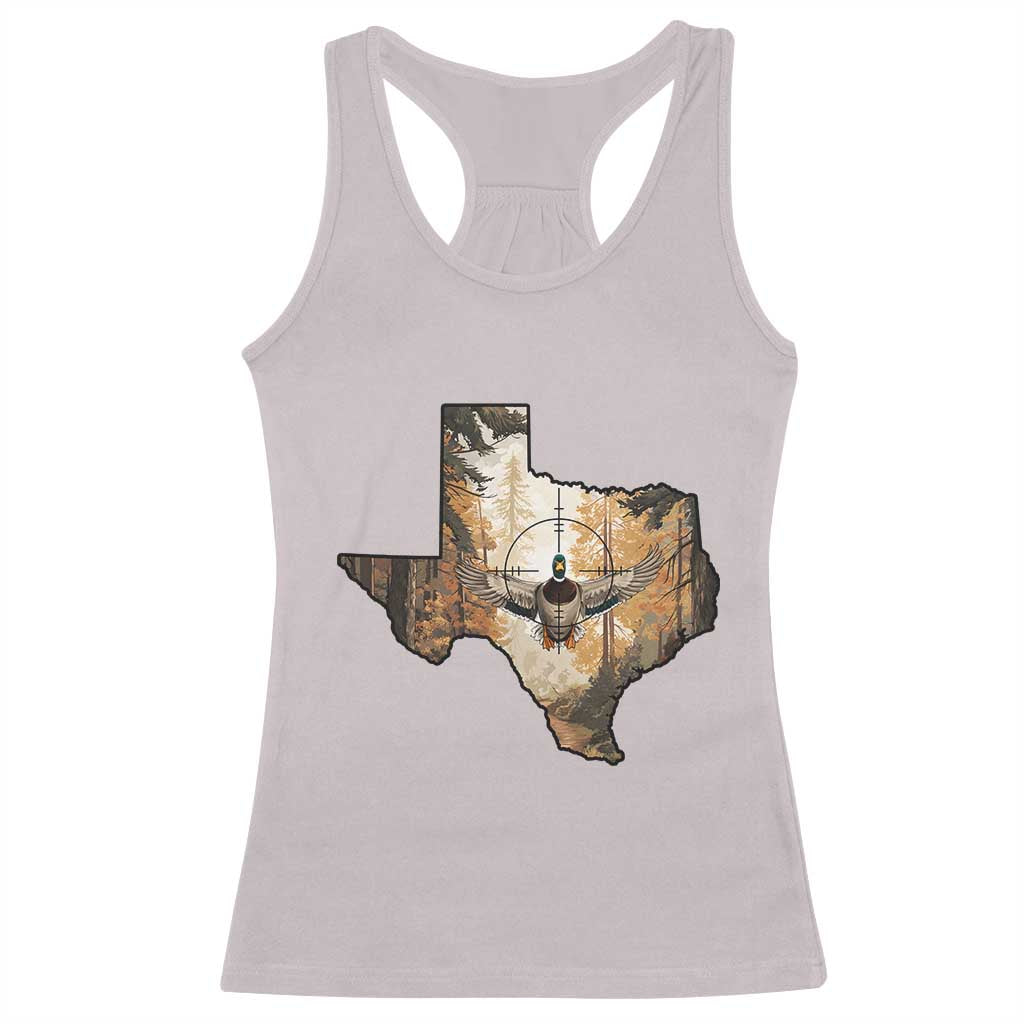 Funny Texas Duck Hunting Season Racerback Tank Top Hunter Gift - Wonder Print Shop