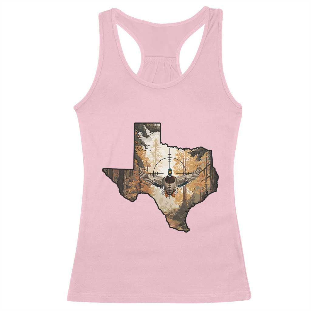Funny Texas Duck Hunting Season Racerback Tank Top Hunter Gift - Wonder Print Shop