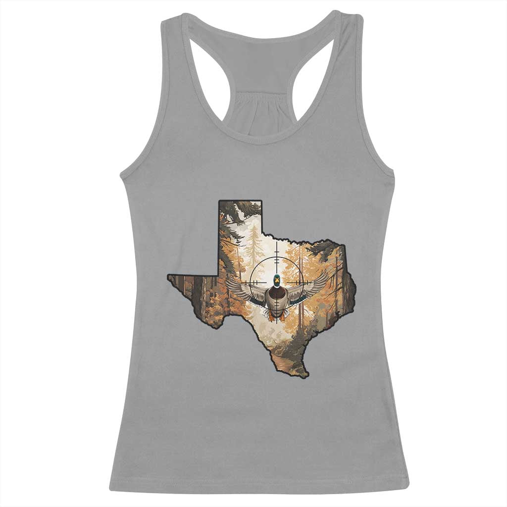 Funny Texas Duck Hunting Season Racerback Tank Top Hunter Gift - Wonder Print Shop