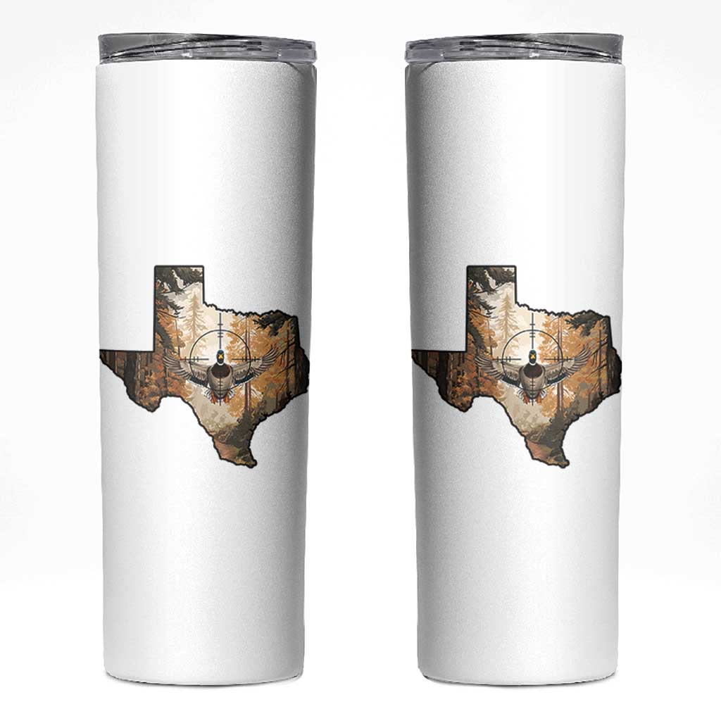 Funny Texas Duck Hunting Season Skinny Tumbler Hunter Gift - Wonder Print Shop