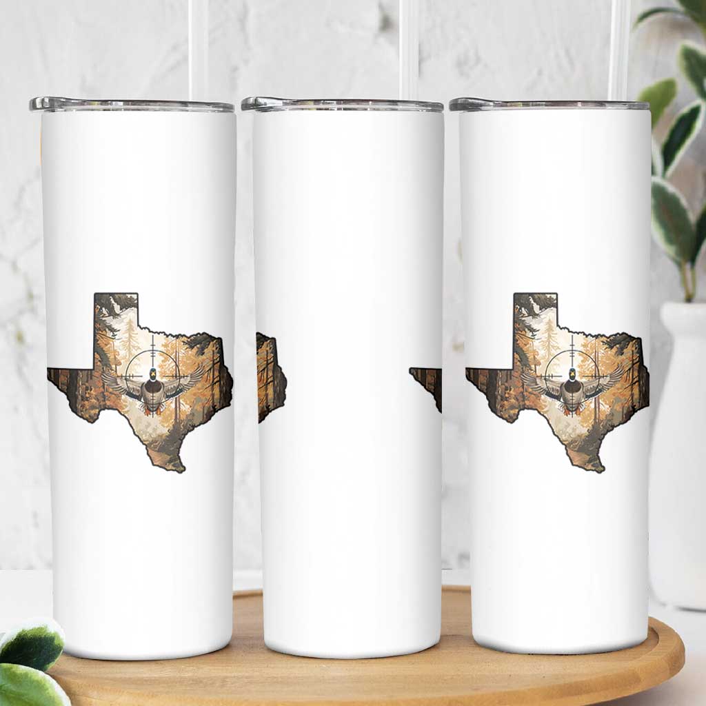 Funny Texas Duck Hunting Season Skinny Tumbler Hunter Gift - Wonder Print Shop