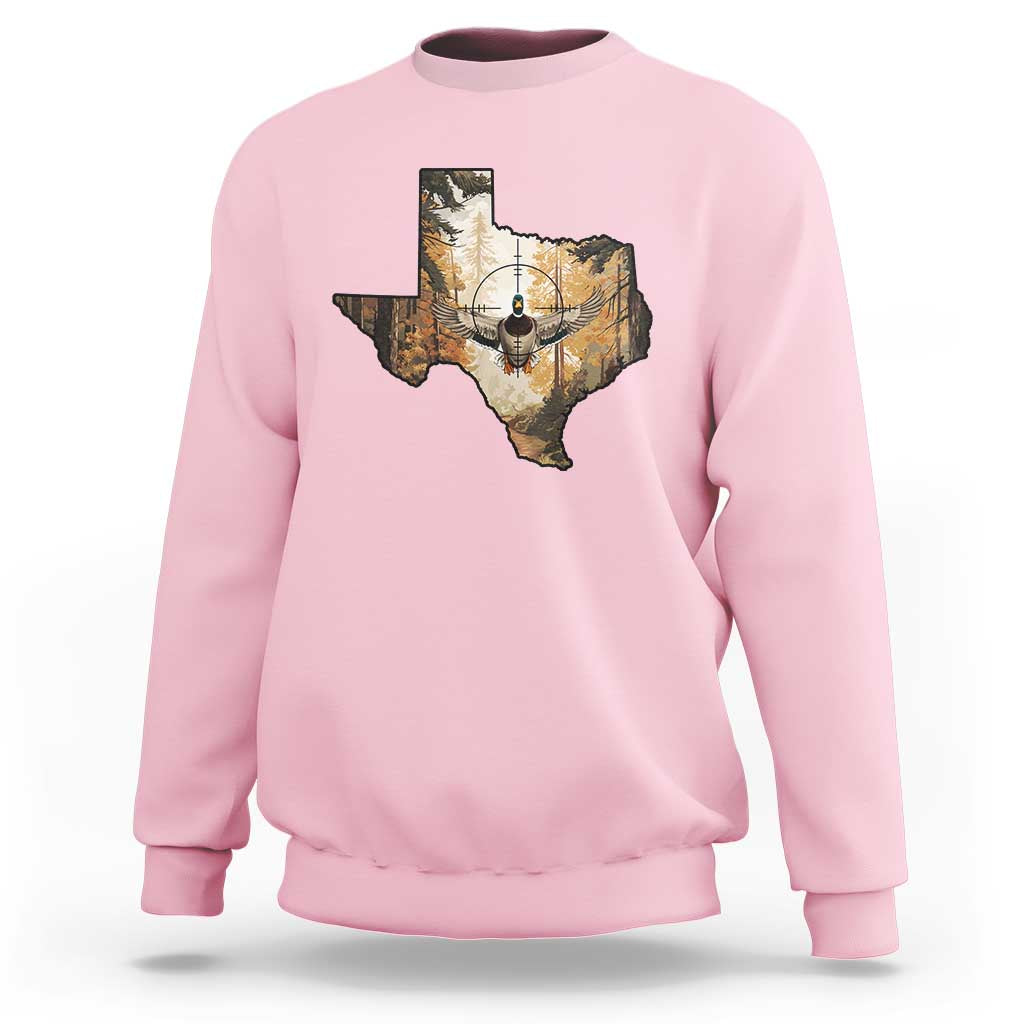 Funny Texas Duck Hunting Season Sweatshirt Hunter Gift - Wonder Print Shop