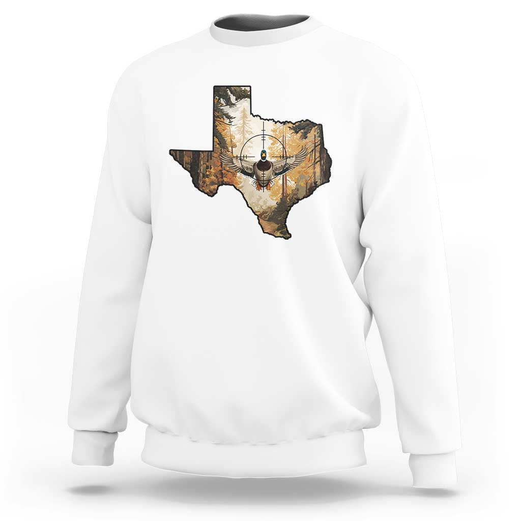 Funny Texas Duck Hunting Season Sweatshirt Hunter Gift - Wonder Print Shop