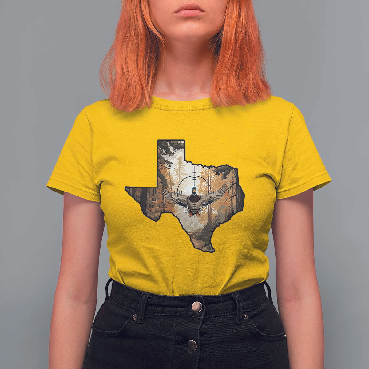 Funny Texas Duck Hunting Season T Shirt For Women Hunter Gift - Wonder Print Shop