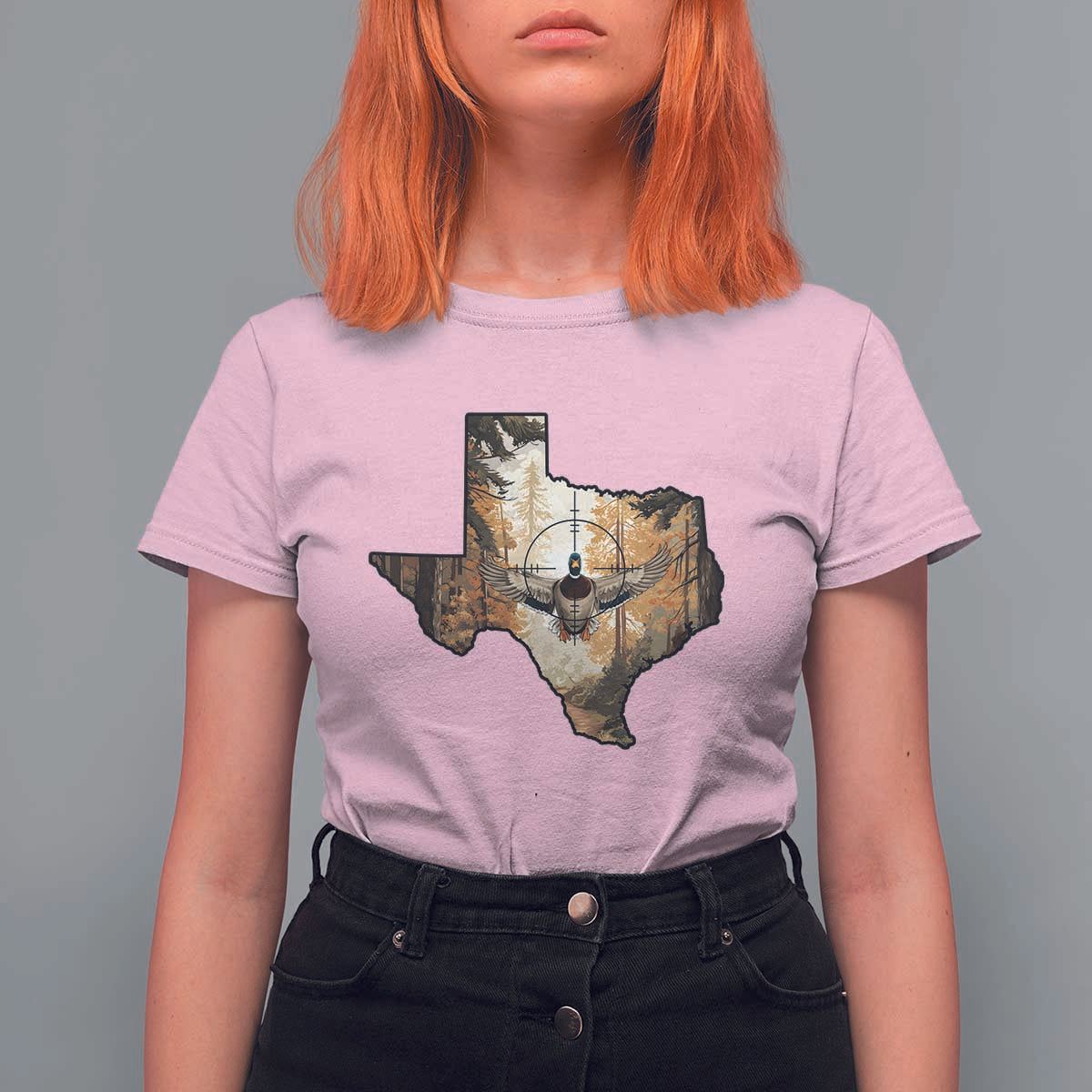 Funny Texas Duck Hunting Season T Shirt For Women Hunter Gift - Wonder Print Shop