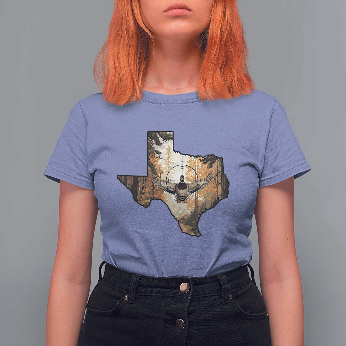 Funny Texas Duck Hunting Season T Shirt For Women Hunter Gift - Wonder Print Shop