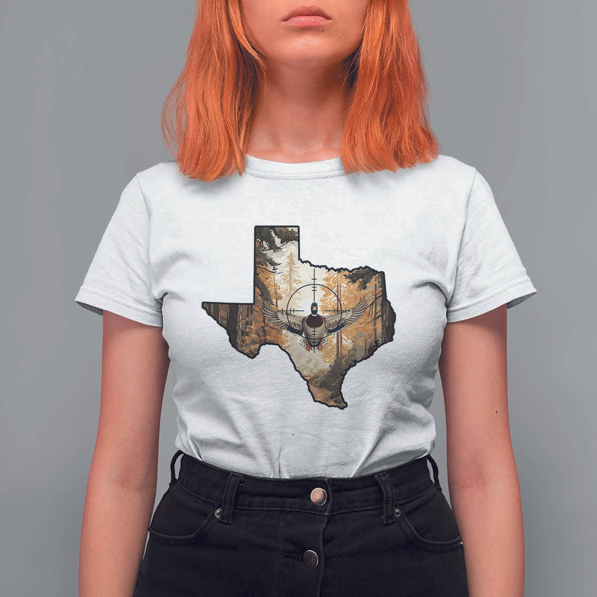 Funny Texas Duck Hunting Season T Shirt For Women Hunter Gift - Wonder Print Shop