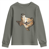 Funny Texas Duck Hunting Season Youth Sweatshirt Hunter Gift - Wonder Print Shop