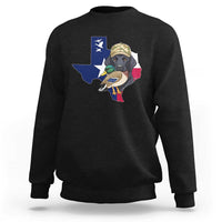 Funny Texas Duck Hunting Season Sweatshirt Black Labrador Hunter Gift - Wonder Print Shop