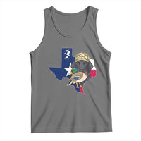 Funny Texas Duck Hunting Season Tank Top Black Labrador Hunter Gift - Wonder Print Shop