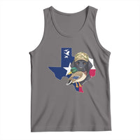 Funny Texas Duck Hunting Season Tank Top Black Labrador Hunter Gift - Wonder Print Shop