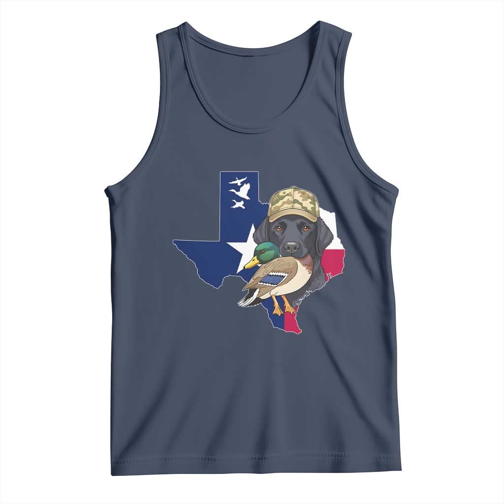 Funny Texas Duck Hunting Season Tank Top Black Labrador Hunter Gift - Wonder Print Shop