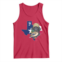 Funny Texas Duck Hunting Season Tank Top Black Labrador Hunter Gift - Wonder Print Shop