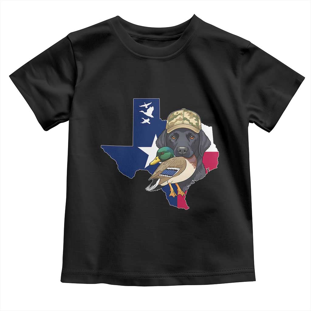 Funny Texas Duck Hunting Season Toddler T Shirt Black Labrador Hunter Gift - Wonder Print Shop