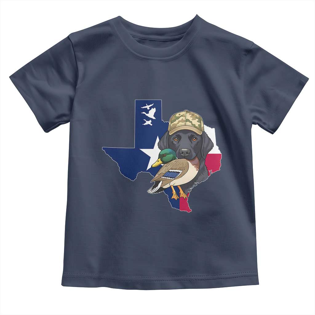 Funny Texas Duck Hunting Season Toddler T Shirt Black Labrador Hunter Gift - Wonder Print Shop