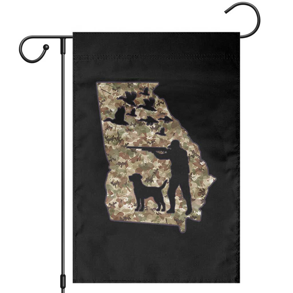 Georgia Duck Hunting Season Garden Flag Labrador Retriever Hunter Gift - Wonder Print Shop