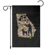 Georgia Duck Hunting Season Garden Flag Labrador Retriever Hunter Gift - Wonder Print Shop