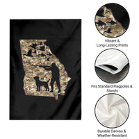 Georgia Duck Hunting Season Garden Flag Labrador Retriever Hunter Gift - Wonder Print Shop