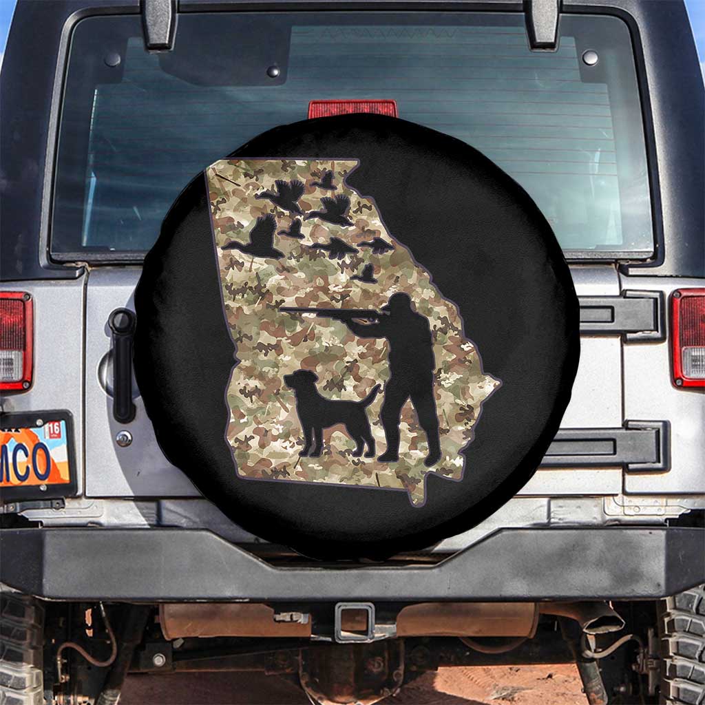 Georgia Duck Hunting Season Spare Tire Cover Labrador Retriever Hunter Gift - Wonder Print Shop