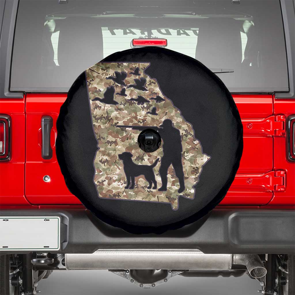 Georgia Duck Hunting Season Spare Tire Cover Labrador Retriever Hunter Gift - Wonder Print Shop