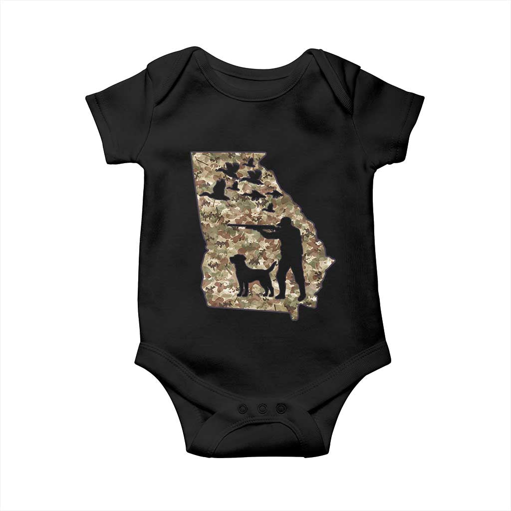 Georgia Duck Hunting Season Baby Onesie Labrador Retriever Hunter Gift - Wonder Print Shop