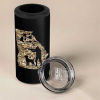 Georgia Duck Hunting Season 4 in 1 Can Cooler Tumbler Labrador Retriever Hunter Gift - Wonder Print Shop