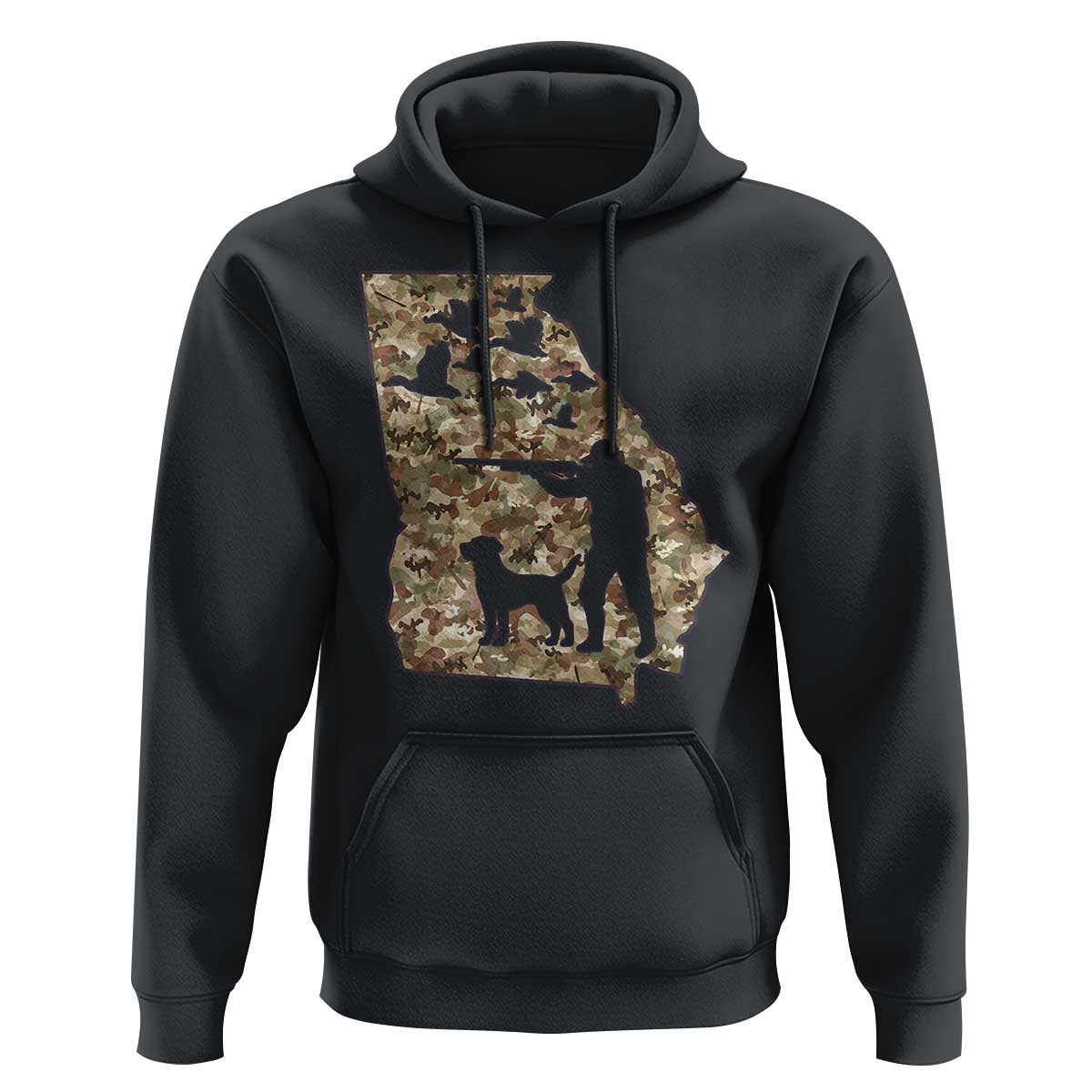 Georgia Duck Hunting Season Hoodie Labrador Retriever Hunter Gift - Wonder Print Shop