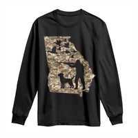 Georgia Duck Hunting Season Long Sleeve Shirt Labrador Retriever Hunter Gift - Wonder Print Shop