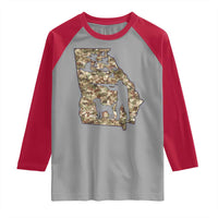 Georgia Duck Hunting Season Raglan Shirt Labrador Retriever Hunter Gift - Wonder Print Shop