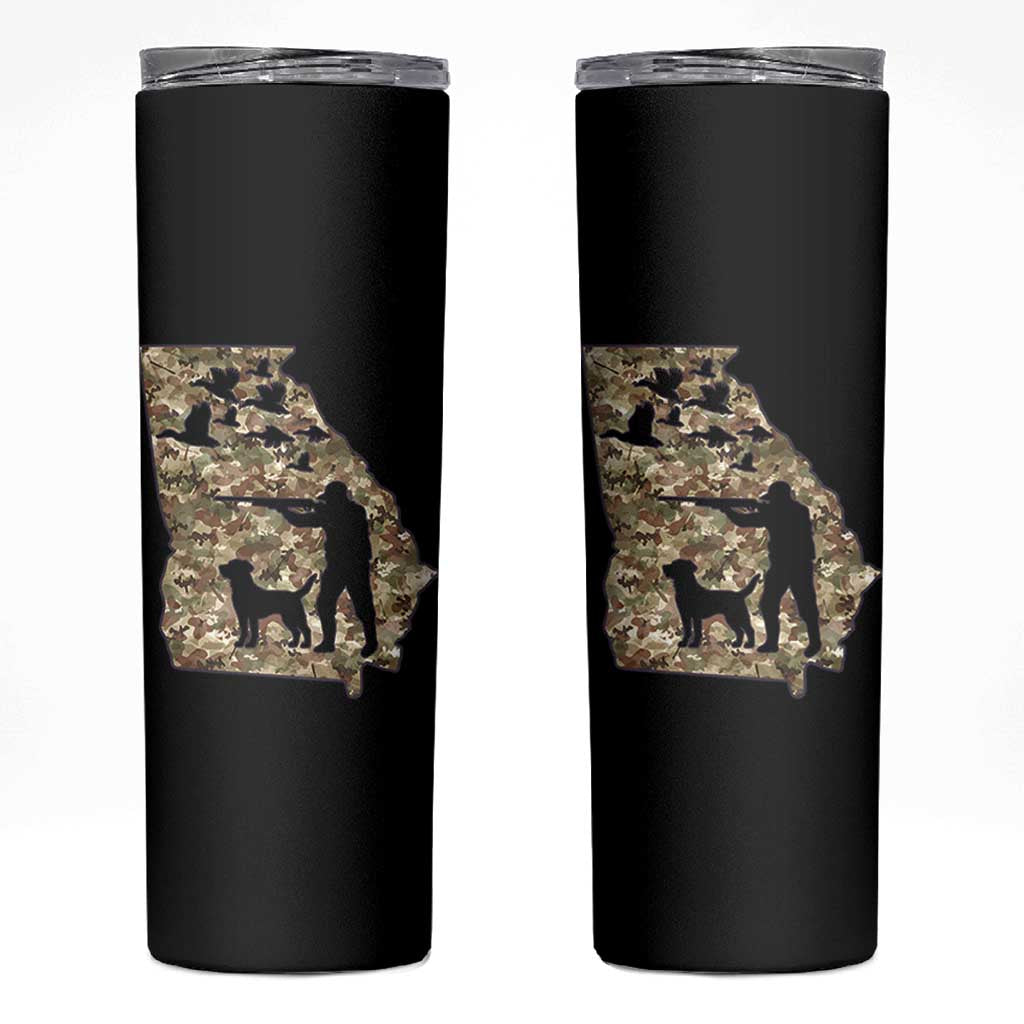 Georgia Duck Hunting Season Skinny Tumbler Labrador Retriever Hunter Gift - Wonder Print Shop