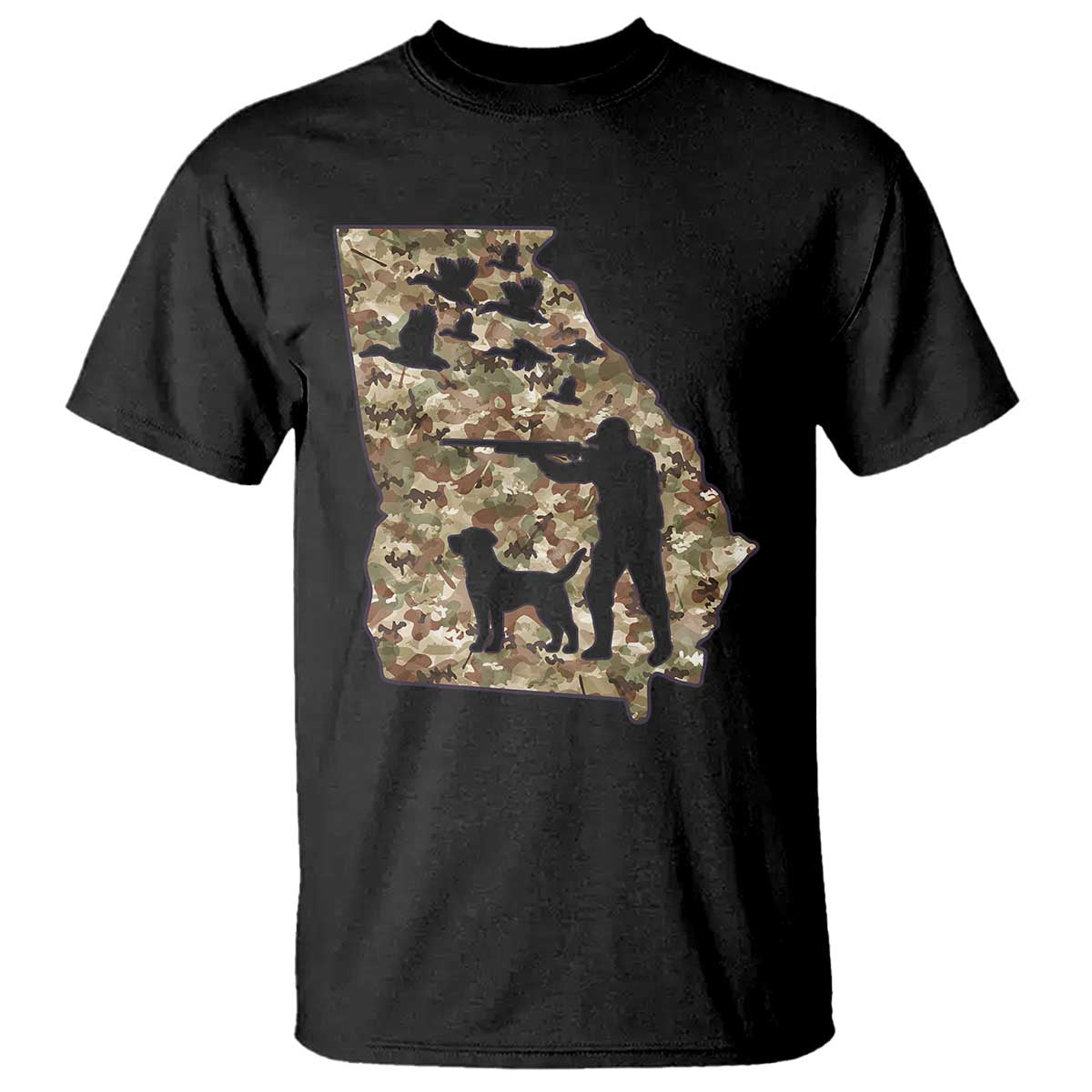 Georgia Duck Hunting Season T Shirt Labrador Retriever Hunter Gift - Wonder Print Shop