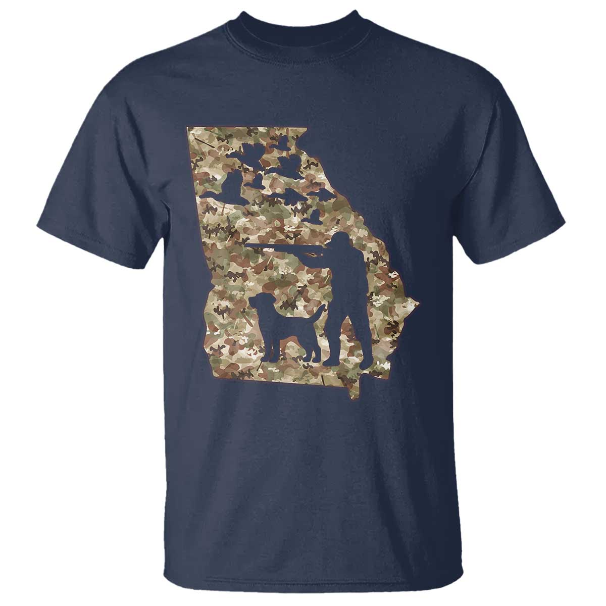 Georgia Duck Hunting Season T Shirt Labrador Retriever Hunter Gift - Wonder Print Shop