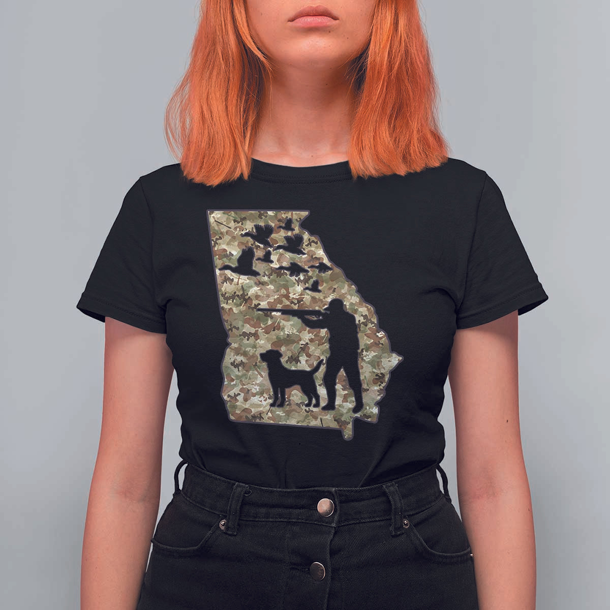 Georgia Duck Hunting Season T Shirt For Women Labrador Retriever Hunter Gift - Wonder Print Shop