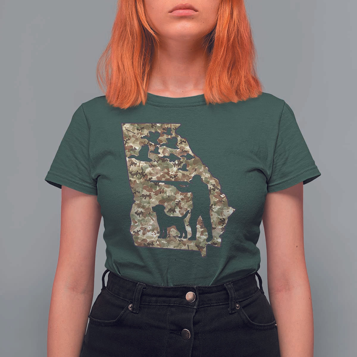 Georgia Duck Hunting Season T Shirt For Women Labrador Retriever Hunter Gift - Wonder Print Shop