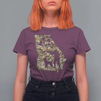 Georgia Duck Hunting Season T Shirt For Women Labrador Retriever Hunter Gift - Wonder Print Shop