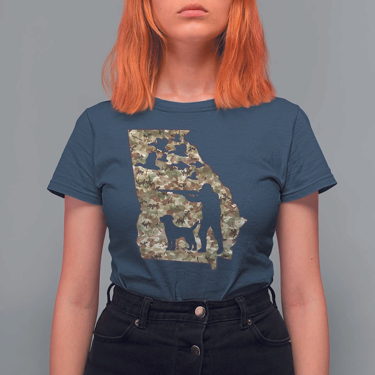 Georgia Duck Hunting Season T Shirt For Women Labrador Retriever Hunter Gift - Wonder Print Shop