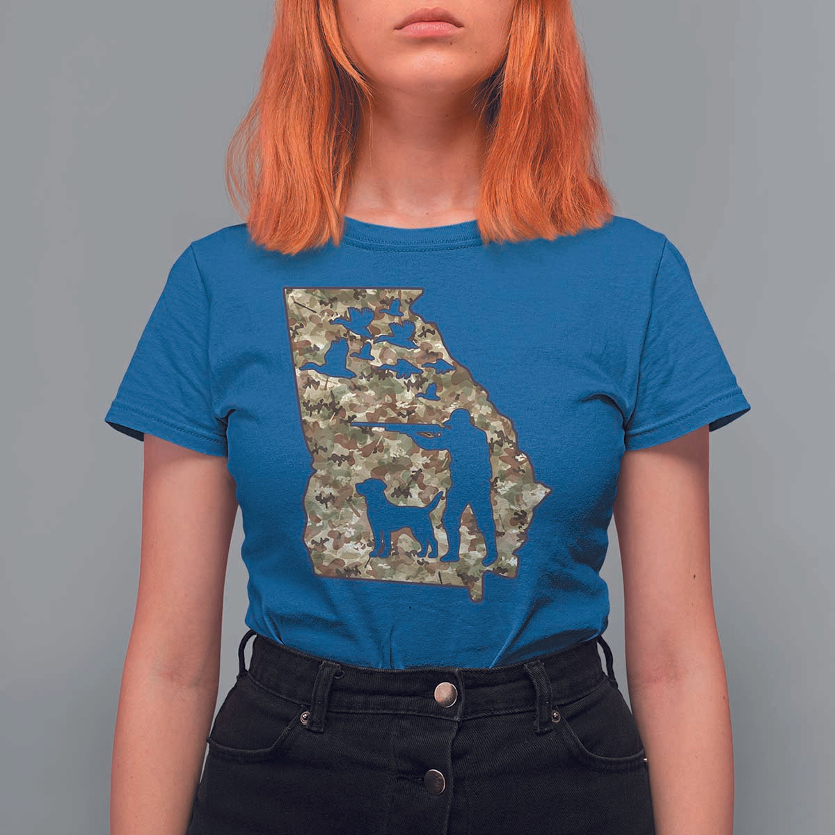 Georgia Duck Hunting Season T Shirt For Women Labrador Retriever Hunter Gift - Wonder Print Shop